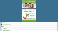 Desktop Screenshot of palmbeachsmiles.mobi