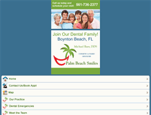 Tablet Screenshot of palmbeachsmiles.mobi